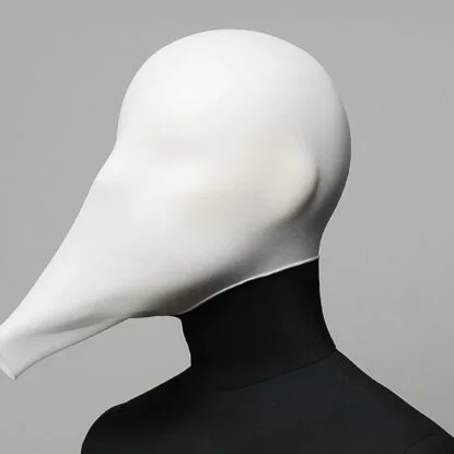 Futuristic Masked Figure